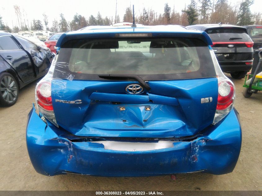 2013 TOYOTA PRIUS C ONE/TWO/THREE/FOUR - JTDKDTB33D1056164