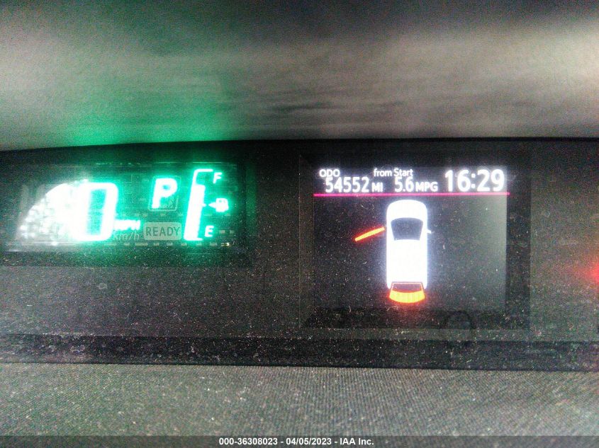 2013 TOYOTA PRIUS C ONE/TWO/THREE/FOUR - JTDKDTB33D1056164