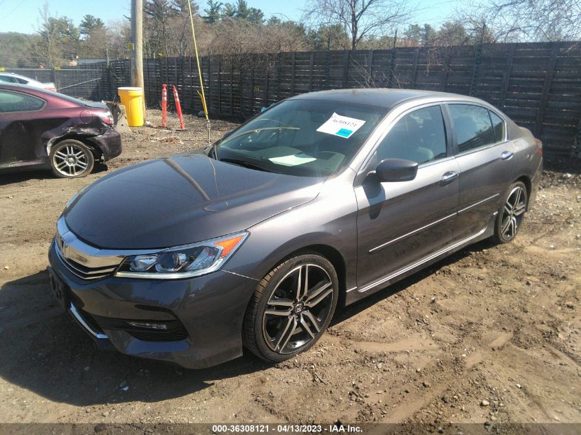 2017 HONDA ACCORD SEDAN SPORT SE - 1HGCR2F14HA086001