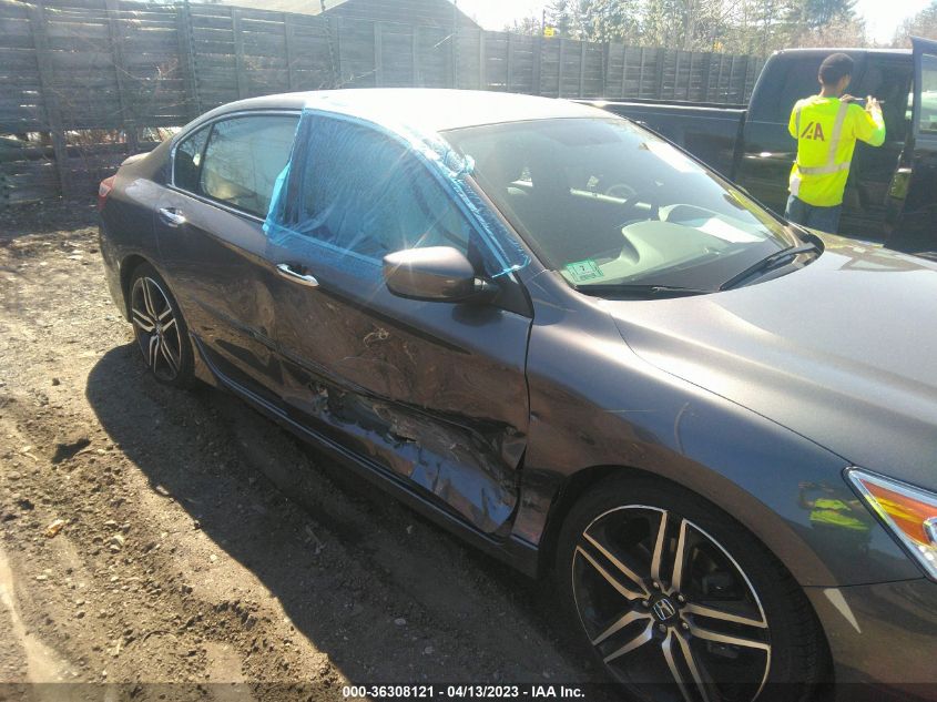 2017 HONDA ACCORD SEDAN SPORT SE - 1HGCR2F14HA086001
