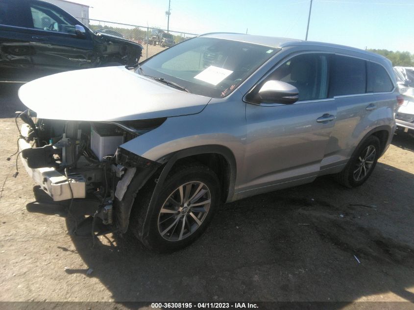 2017 TOYOTA HIGHLANDER XLE/SE - 5TDKZRFH7HS524612