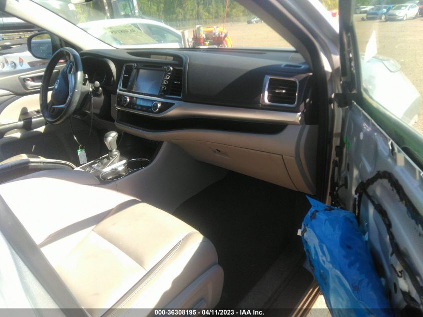 2017 TOYOTA HIGHLANDER XLE/SE - 5TDKZRFH7HS524612