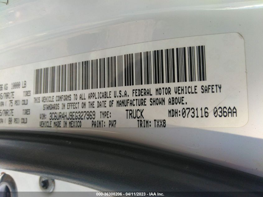 2014 RAM 2500 TRADESMAN - 3C6UR4HJ9EG327969