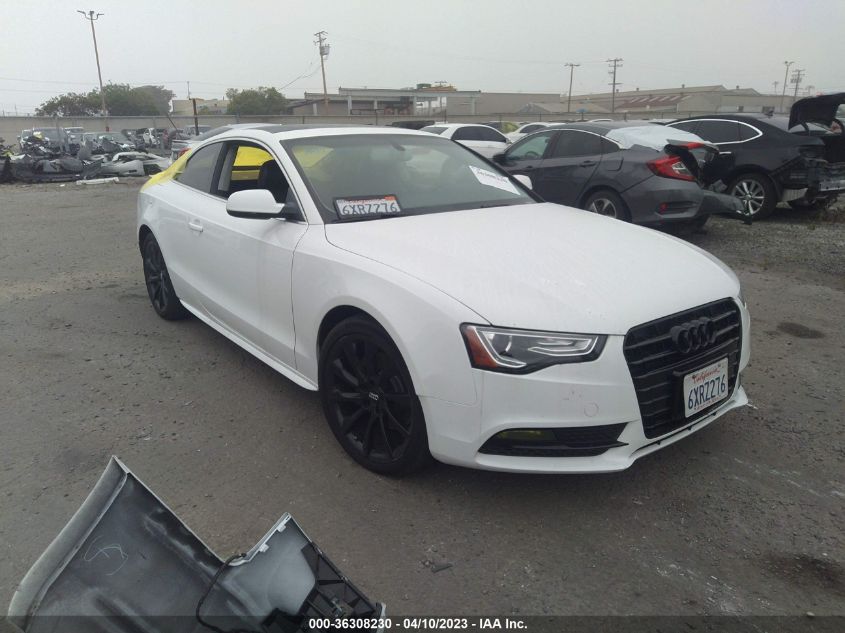 2013 AUDI A5 PREMIUM PLUS - WAULFAFRXDA022401