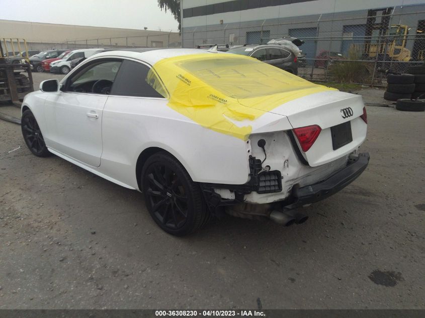 2013 AUDI A5 PREMIUM PLUS - WAULFAFRXDA022401