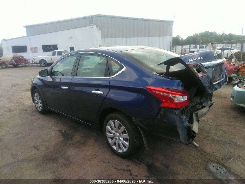 2016 NISSAN SENTRA S - 3N1AB7AP9GY246602