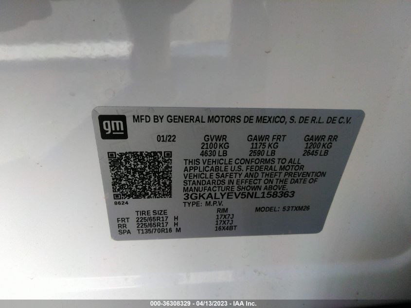 2022 GMC TERRAIN AT4 - 3GKALYEV5NL158363
