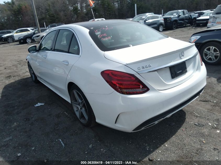 2016 MERCEDES-BENZ C-CLASS C 300 - 55SWF4KB7GU161857