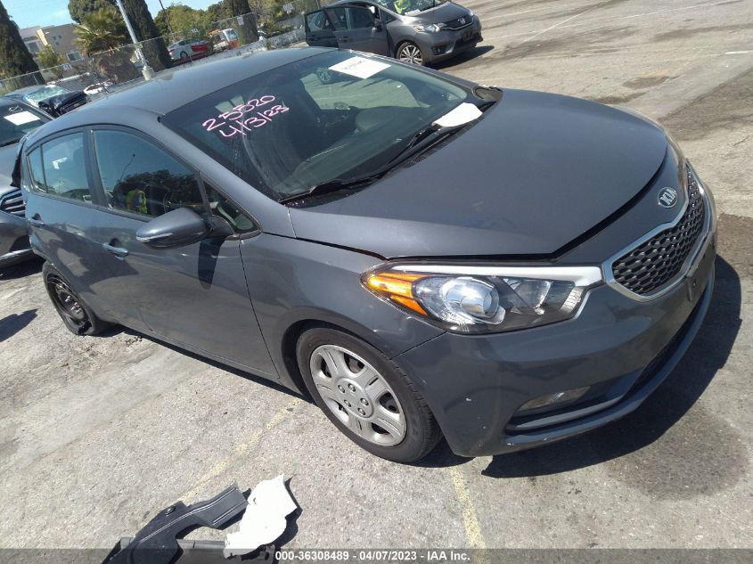 2016 KIA FORTE 5-DOOR LX - KNAFK5A82G5658287