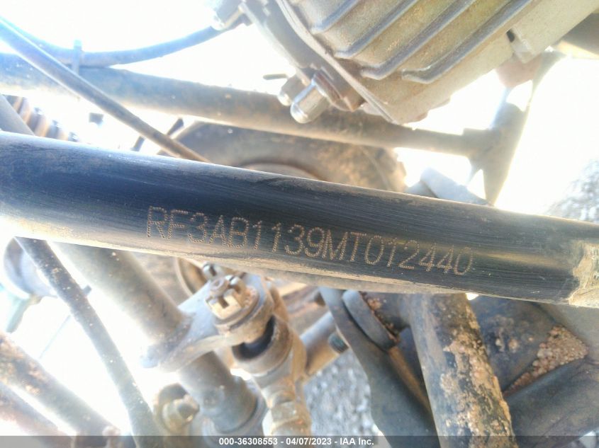 2021 YAMAHA YFM90 R - RF3AB1139MT012440