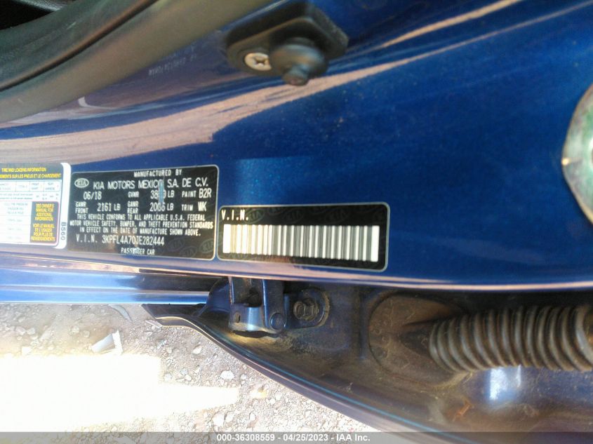 2018 KIA FORTE LX - 3KPFL4A70JE282444