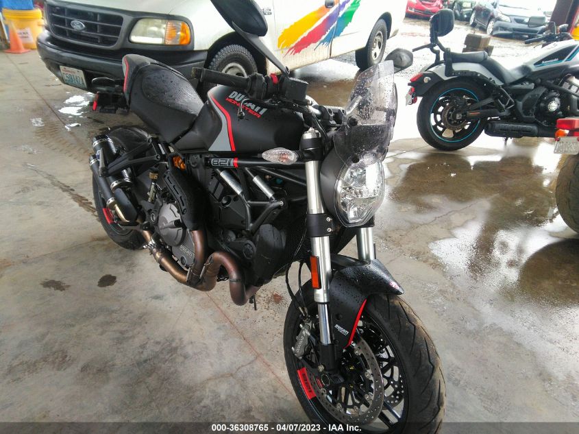 2020 DUCATI MONSTER 821 - ZDMMACLS3LB007535