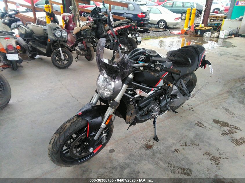 2020 DUCATI MONSTER 821 - ZDMMACLS3LB007535