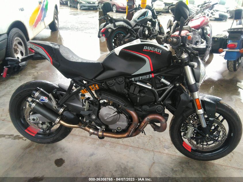 2020 DUCATI MONSTER 821 - ZDMMACLS3LB007535