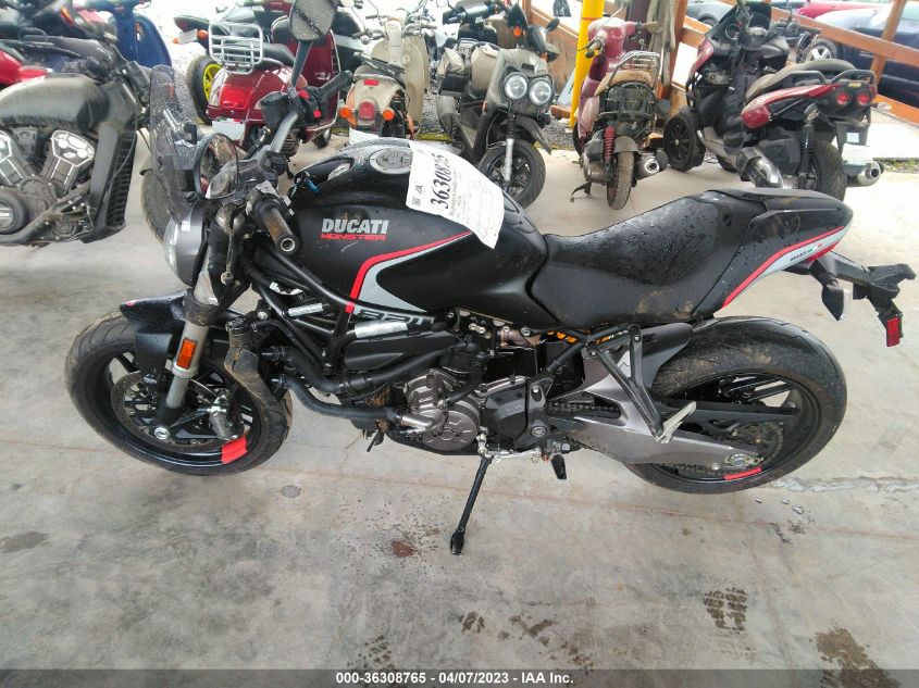 2020 DUCATI MONSTER 821 - ZDMMACLS3LB007535