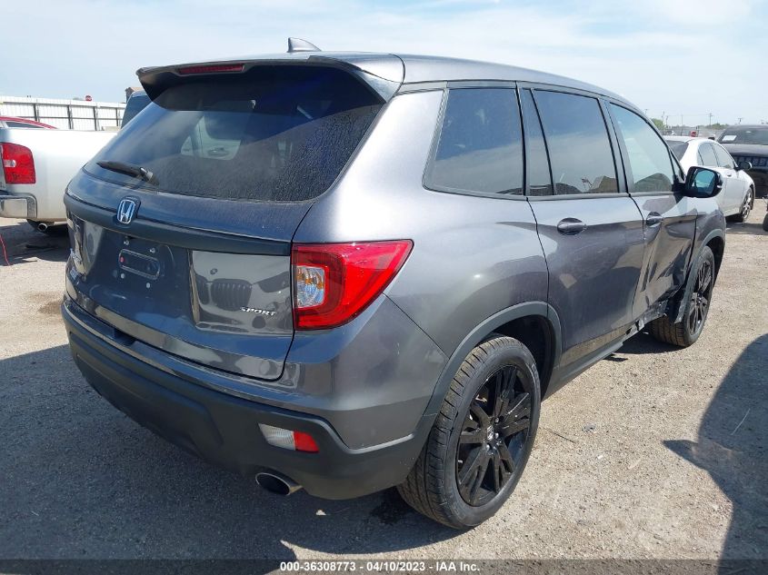 2019 HONDA PASSPORT SPORT - 5FNYF7H28KB001997