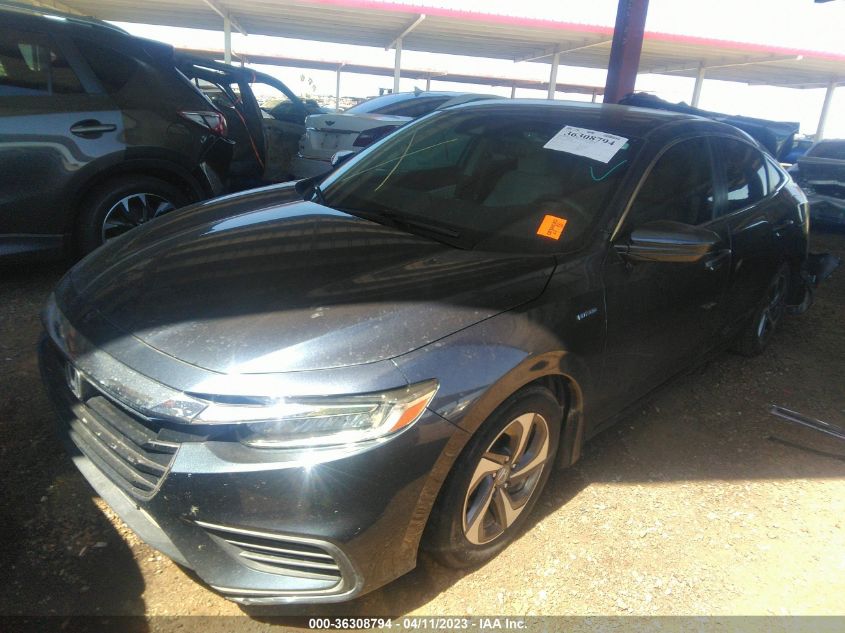 2019 HONDA INSIGHT EX 19XZE4F59KE023838