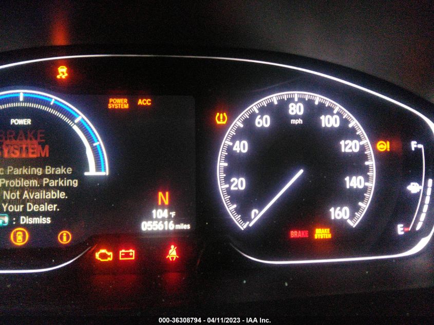 2019 HONDA INSIGHT EX 19XZE4F59KE023838