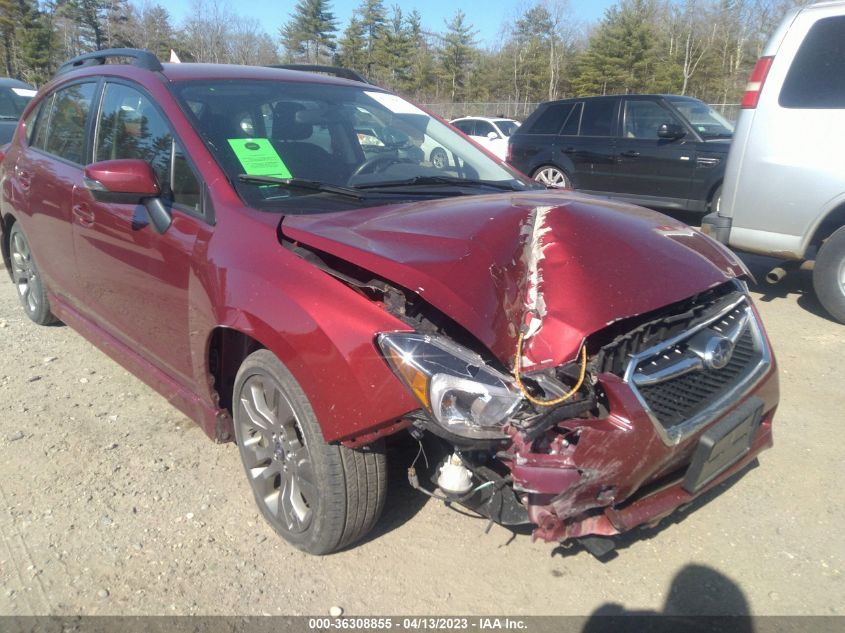 2016 SUBARU IMPREZA WAGON 2.0I SPORT PREMIUM - JF1GPAP67G8331928