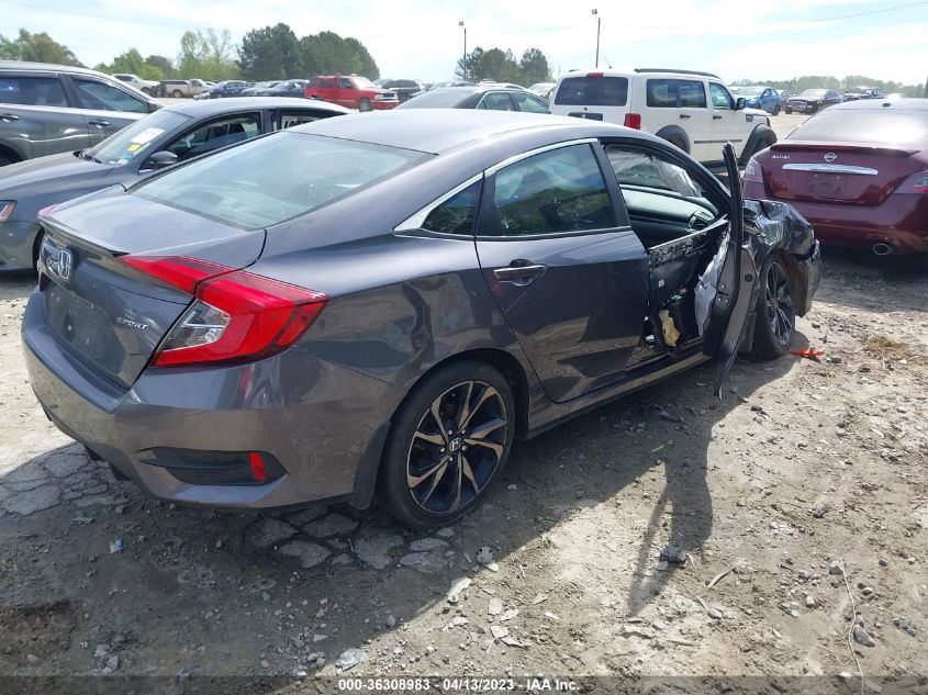 2020 HONDA CIVIC SEDAN SPORT - 2HGFC2F86LH592810