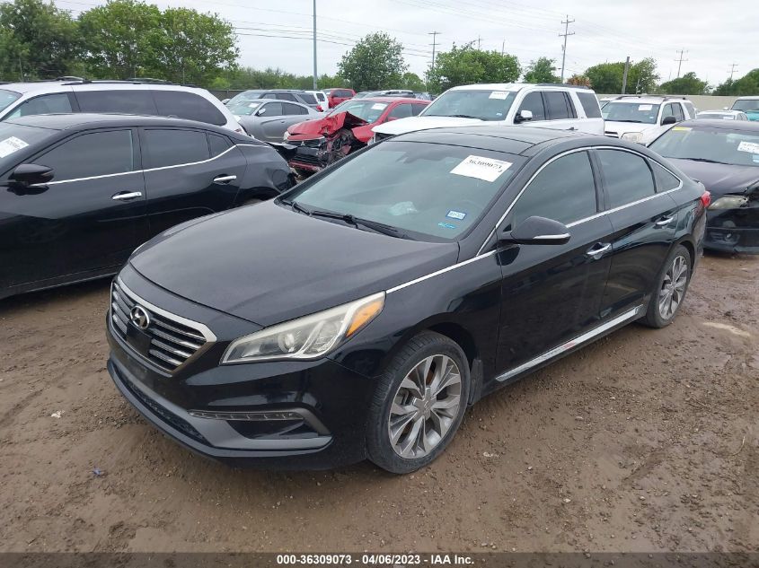 2015 HYUNDAI SONATA 2.0T LIMITED - 5NPE34AB9FH195483