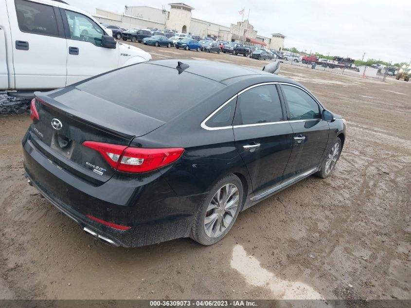 2015 HYUNDAI SONATA 2.0T LIMITED - 5NPE34AB9FH195483