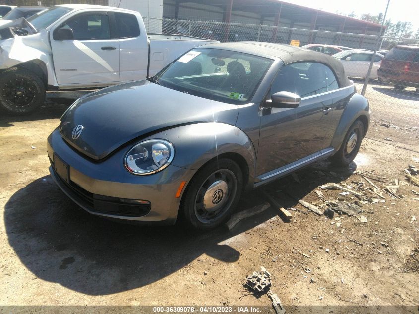 2015 VOLKSWAGEN BEETLE CONVERTIBLE 1.8T 3VW517ATXFM814499