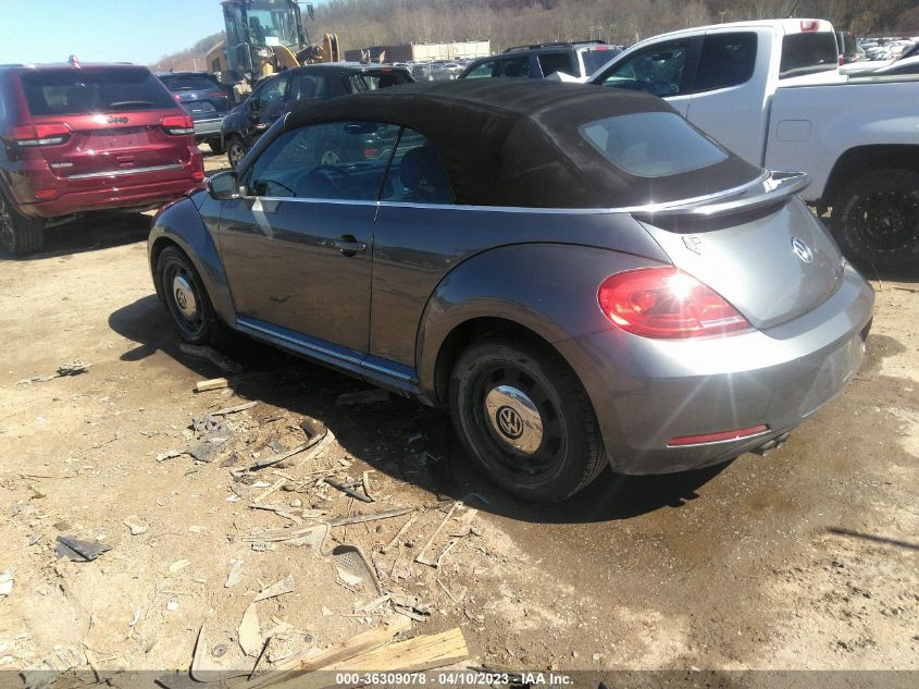2015 VOLKSWAGEN BEETLE CONVERTIBLE 1.8T 3VW517ATXFM814499