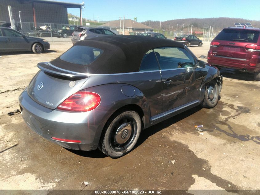 2015 VOLKSWAGEN BEETLE CONVERTIBLE 1.8T 3VW517ATXFM814499