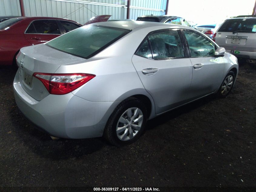 2014 TOYOTA COROLLA L/LE/S/S PLUS/LE PLUS - 2T1BURHE7EC109795