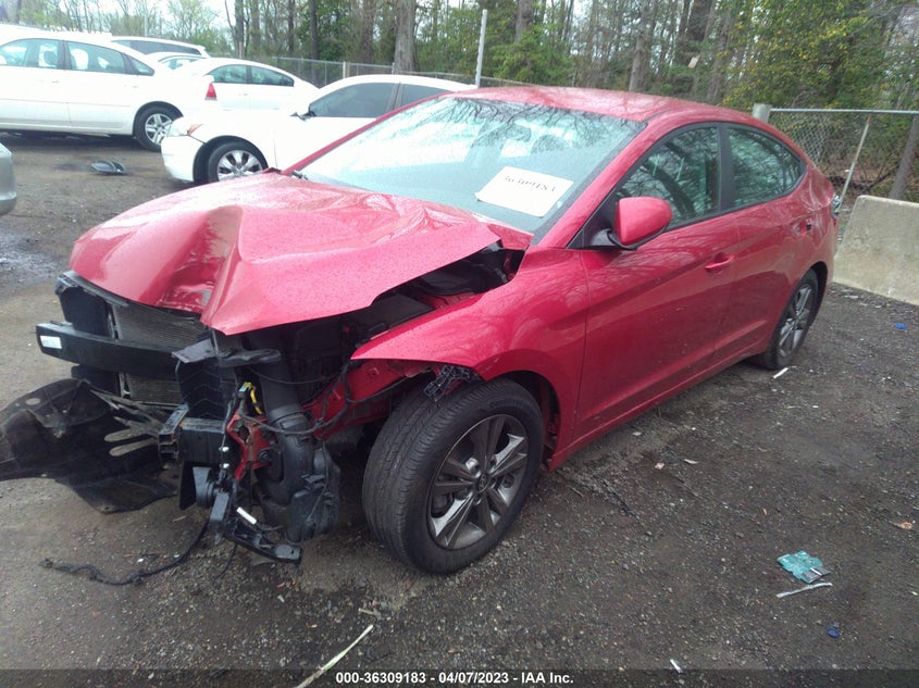 VIN 5NPD84LF1JH244343 2018 HYUNDAI ELANTRA SEL