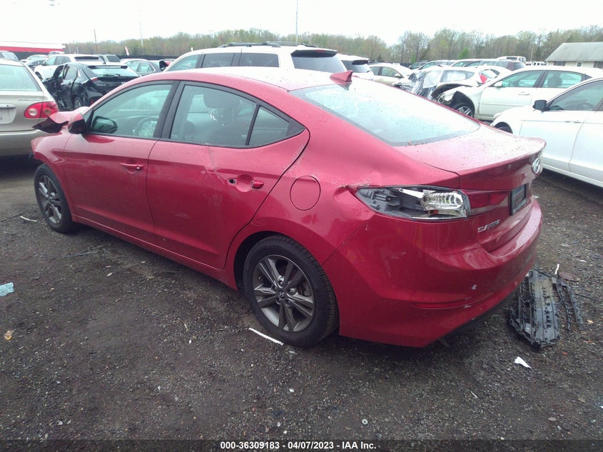 VIN 5NPD84LF1JH244343 2018 HYUNDAI ELANTRA SEL