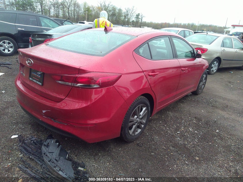 VIN 5NPD84LF1JH244343 2018 HYUNDAI ELANTRA SEL