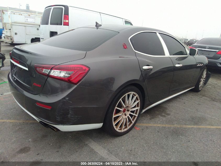 2016 MASERATI GHIBLI S ZAM57RSA5G1175629