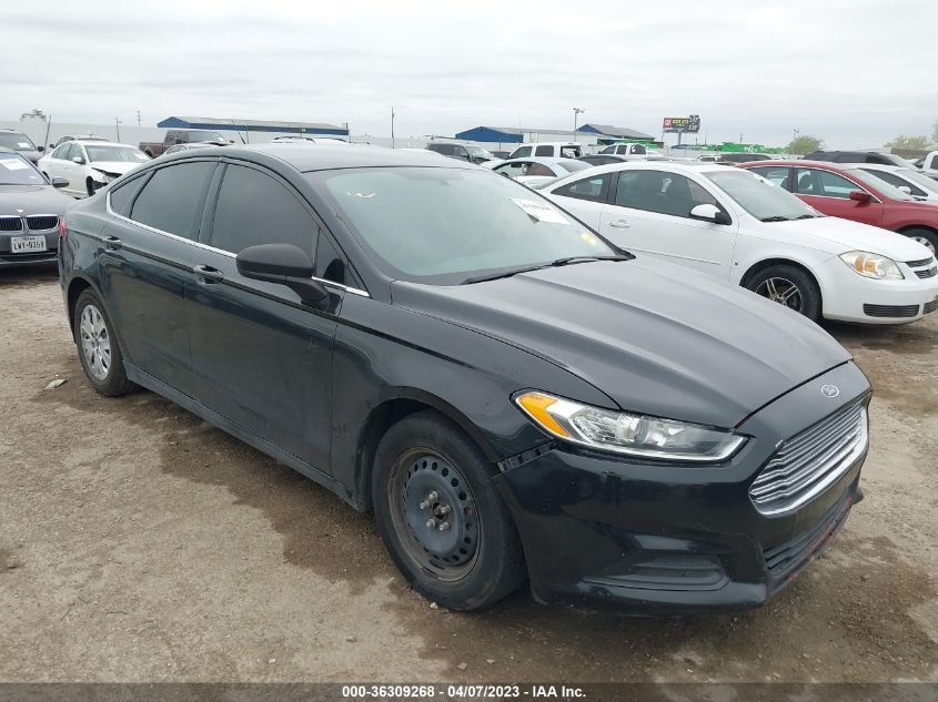 2014 FORD FUSION S - 3FA6P0G75ER380376