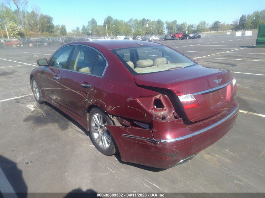 2013 HYUNDAI GENESIS 3.8L - KMHGC4DD4DU232993