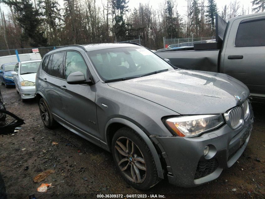 2016 BMW X3 XDRIVE35I - 5UXWX7C59G0R17579