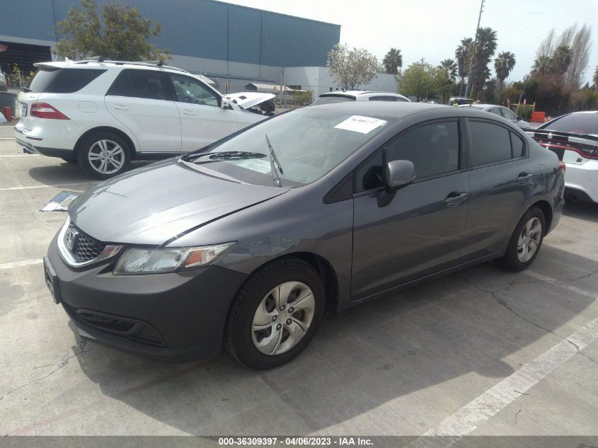 2013 HONDA CIVIC SDN LX - 19XFB2F56DE244624