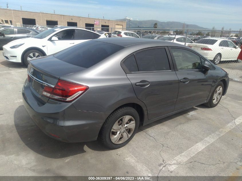 2013 HONDA CIVIC SDN LX - 19XFB2F56DE244624
