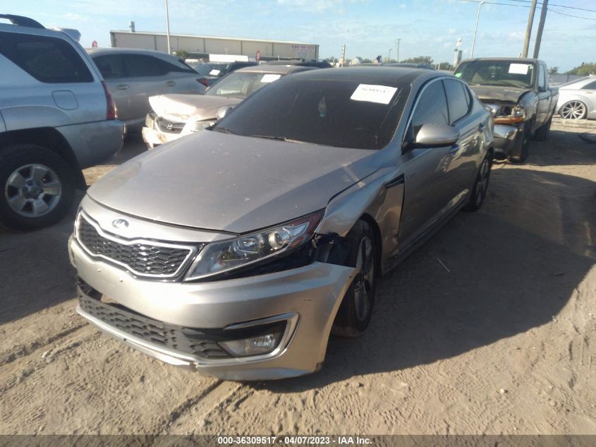 2013 KIA OPTIMA HYBRID EX - KNAGM4AD6D5045509