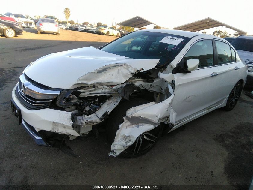 2016 HONDA ACCORD SEDAN SPORT - 1HGCR2F59GA151684