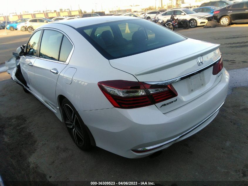 2016 HONDA ACCORD SEDAN SPORT - 1HGCR2F59GA151684