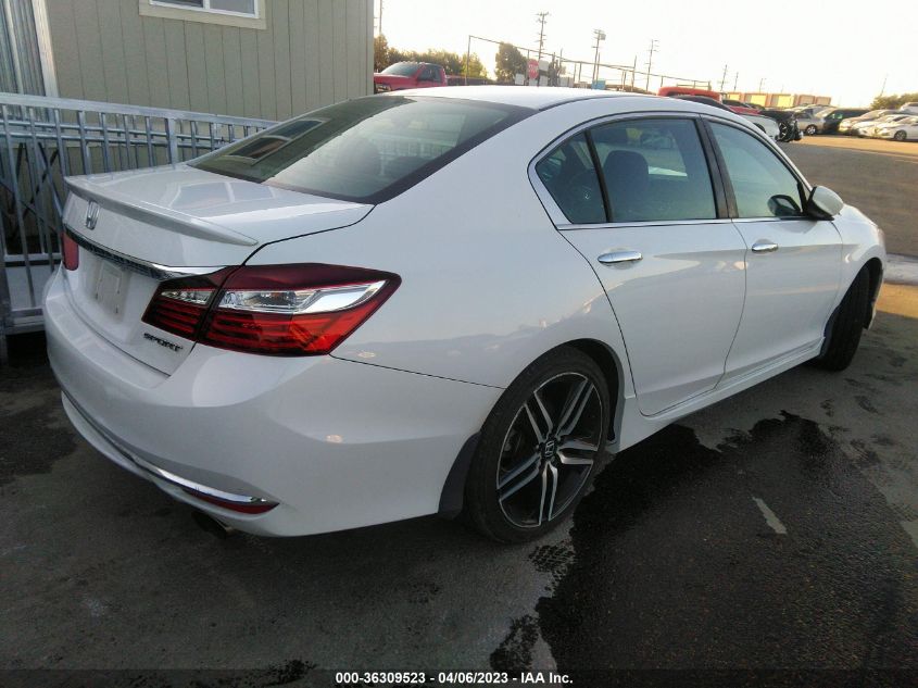2016 HONDA ACCORD SEDAN SPORT - 1HGCR2F59GA151684