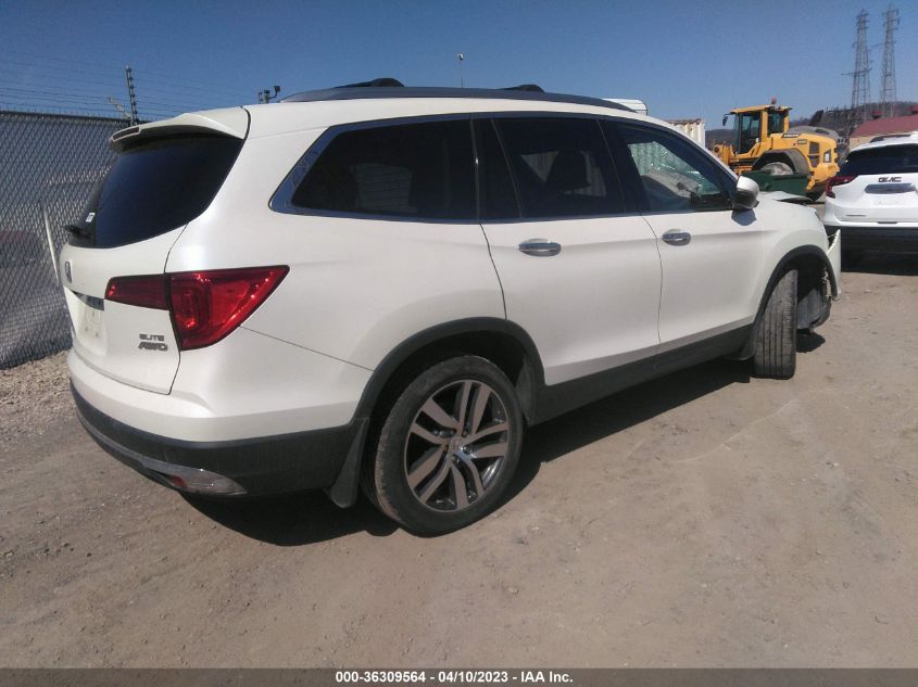 2017 HONDA PILOT ELITE - 5FNYF6H03HB094736