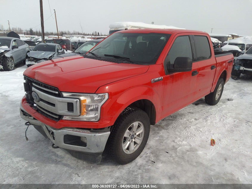 VIN 1FTEW1EB2JKD86186 2018 FORD F-150 XL/XLT