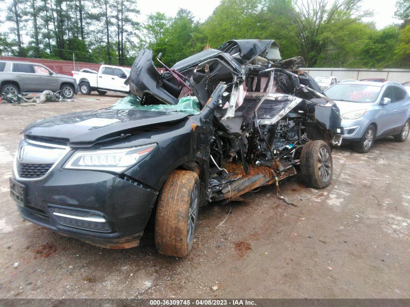 2015 ACURA MDX TECH PKG - 5FRYD3H41FB007855