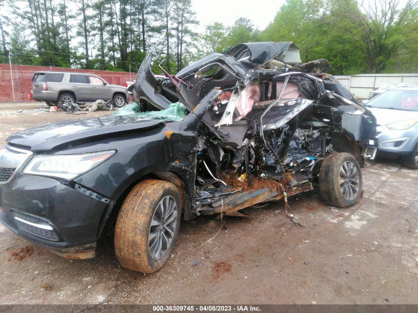 2015 ACURA MDX TECH PKG - 5FRYD3H41FB007855