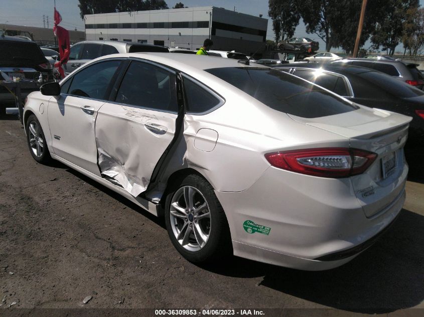 2015 FORD FUSION ENERGI TITANIUM - 3FA6P0SU6FR105324