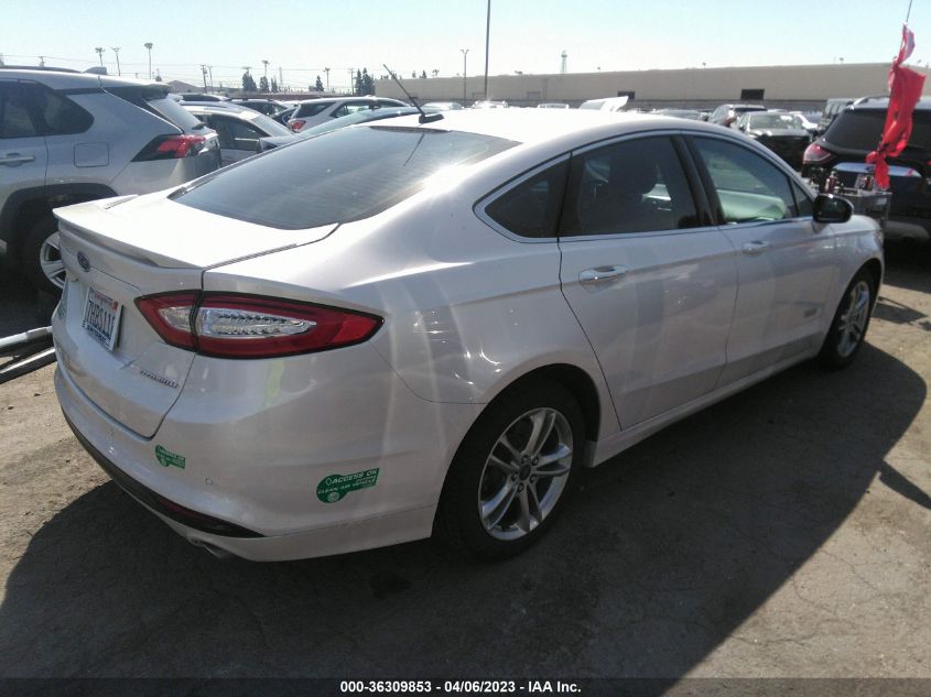 2015 FORD FUSION ENERGI TITANIUM - 3FA6P0SU6FR105324