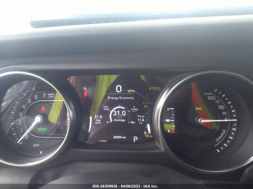 2021 JEEP WRANGLER 4XE UNLIMITED SAHARA 1C4JJXP6XMW736368